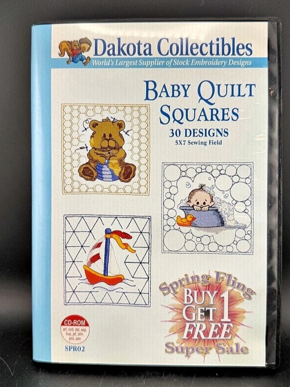 Dakota Collectibles Baby Quilt Squares CD-ROM 30 Quilt Designs SPR02